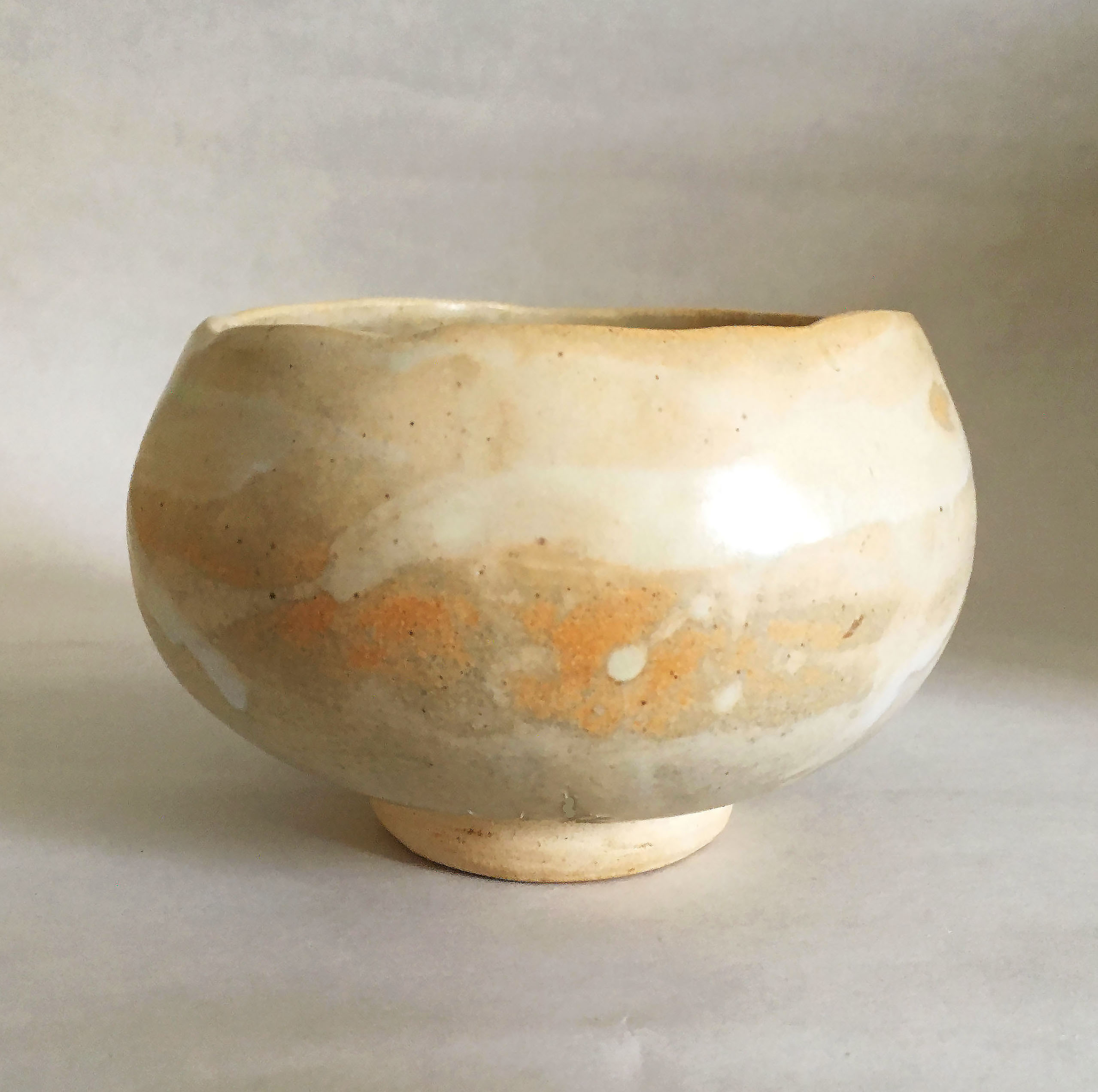 抹茶碗　白雲来光