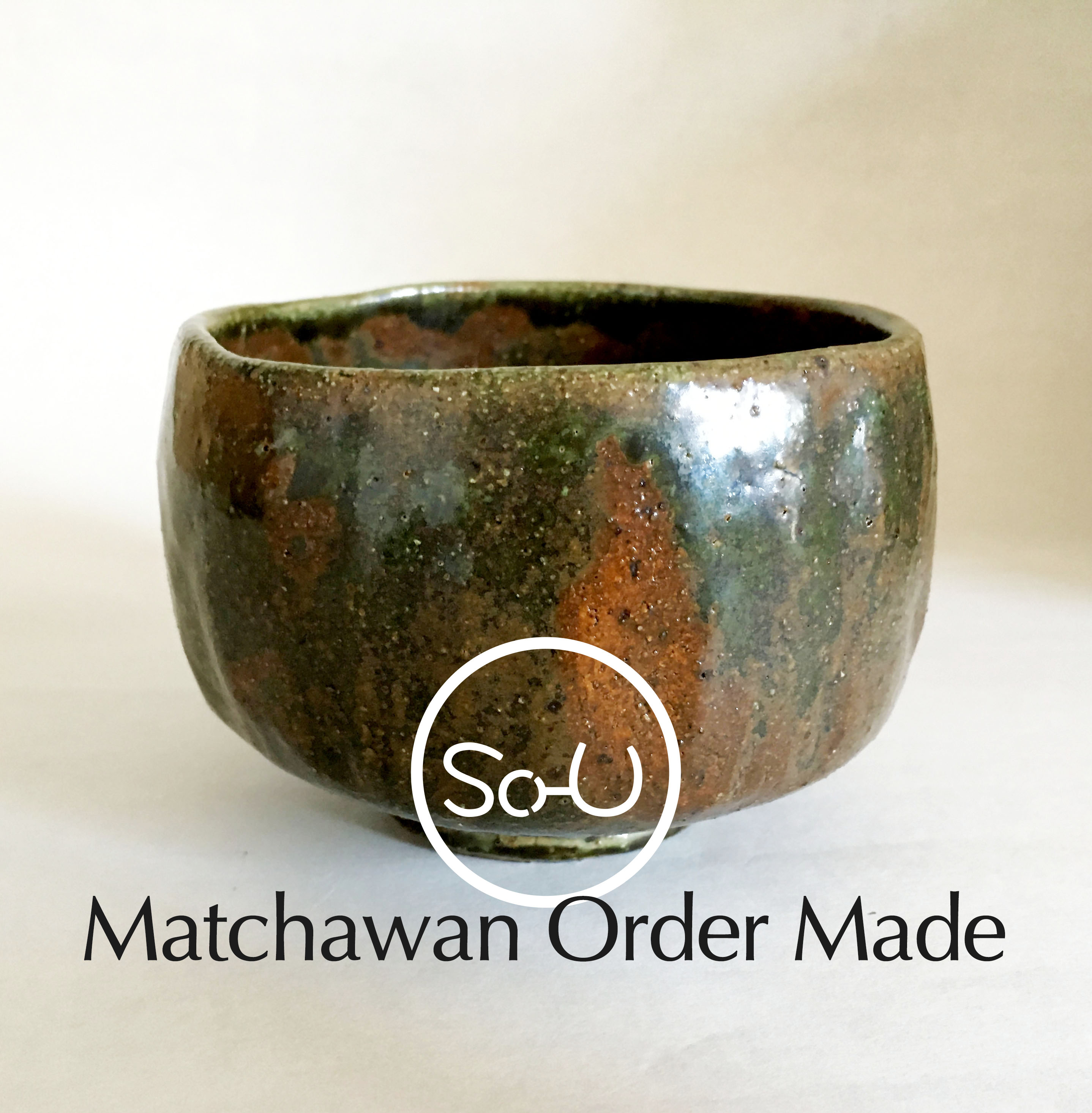 So-U Matchawan Order Made 佐藤宗雄作品：抹茶茶碗　木守