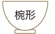 茶碗の形：椀形